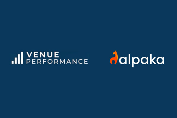 Venue Performance and Alpaka logos