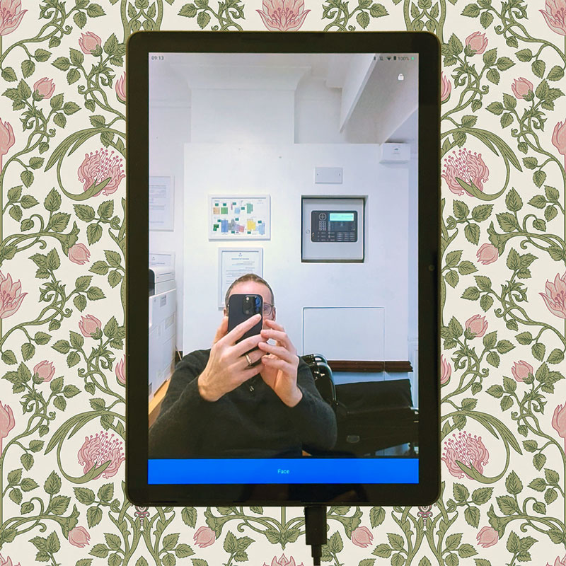 Presence on a tablet